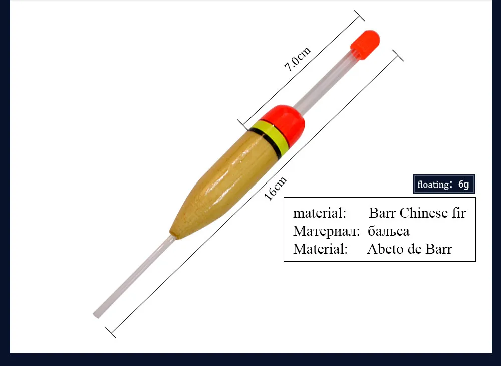 FISH KING Рыболовные Поплавки Рыболовные принадлежности 1 шт. 2 г-30 г вертикальный буй океанская лодка рыболовный светильник палка поплавок Boia Flotteur Peche