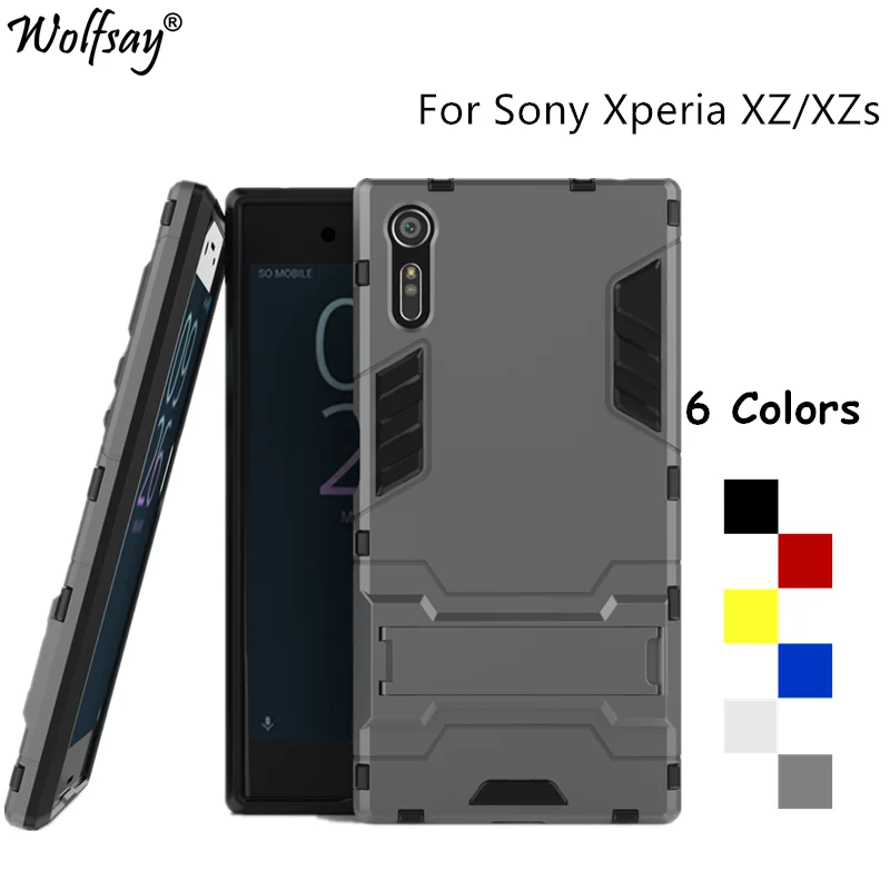Чехол Wolfsay для Sony Xperia XZ противоударный чехол телефона с роботом 5 2&quot | Мобильные
