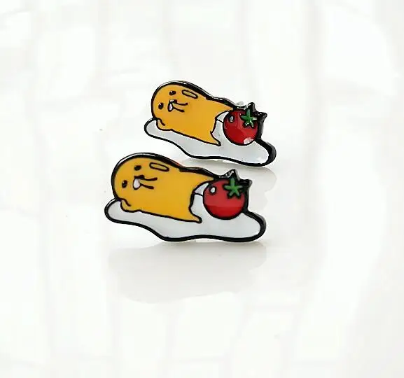 Новое поступление, серьги для женщин, аниме милые серьги-гвоздики Gudetama, ювелирные изделия, подарки, милые мини серьги-гвоздики Lilo& stitch - Окраска металла: SE-026