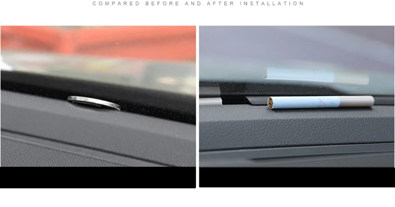 Для SKODA KAROQ резиновые Звукоизолированные пыле уплотнительная лента для Авто приборной панели лобовое стекло интерьера