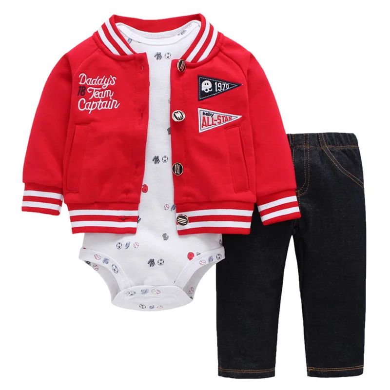 Комплект из 3 предметов, Одежда для новорожденных Кардиган с капюшоном+ брюки+ комбинезон, одежда для маленьких мальчиков Комплекты для маленьких девочек хлопковая детская одежда Новинка года - Цвет: 2027