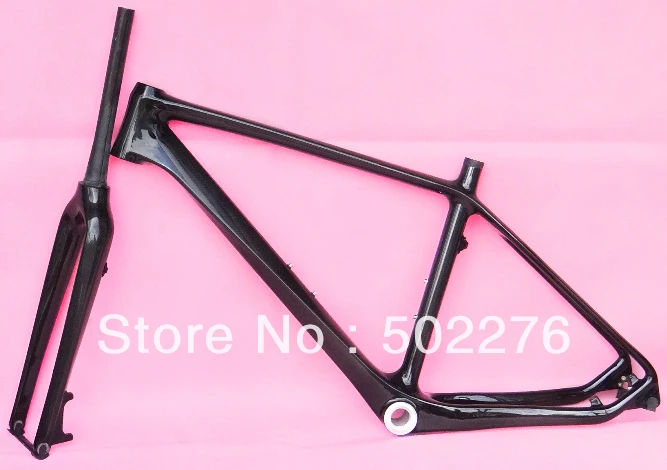 

Full Carbon 3k glossy MTB Mountain 26er Frame and Fork - 18"