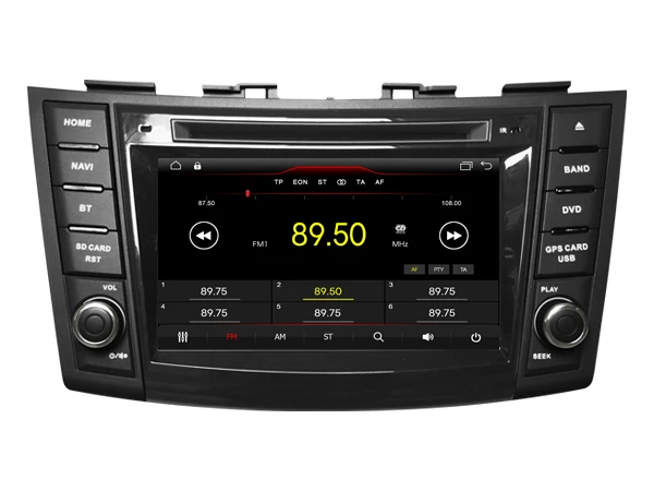 Cheap Fit for SUZUKI SWIFT 2011-2012 OTOJETA android 8.1 VERSION Wifi car dvd player tape recorder handfree headunits with red light 5