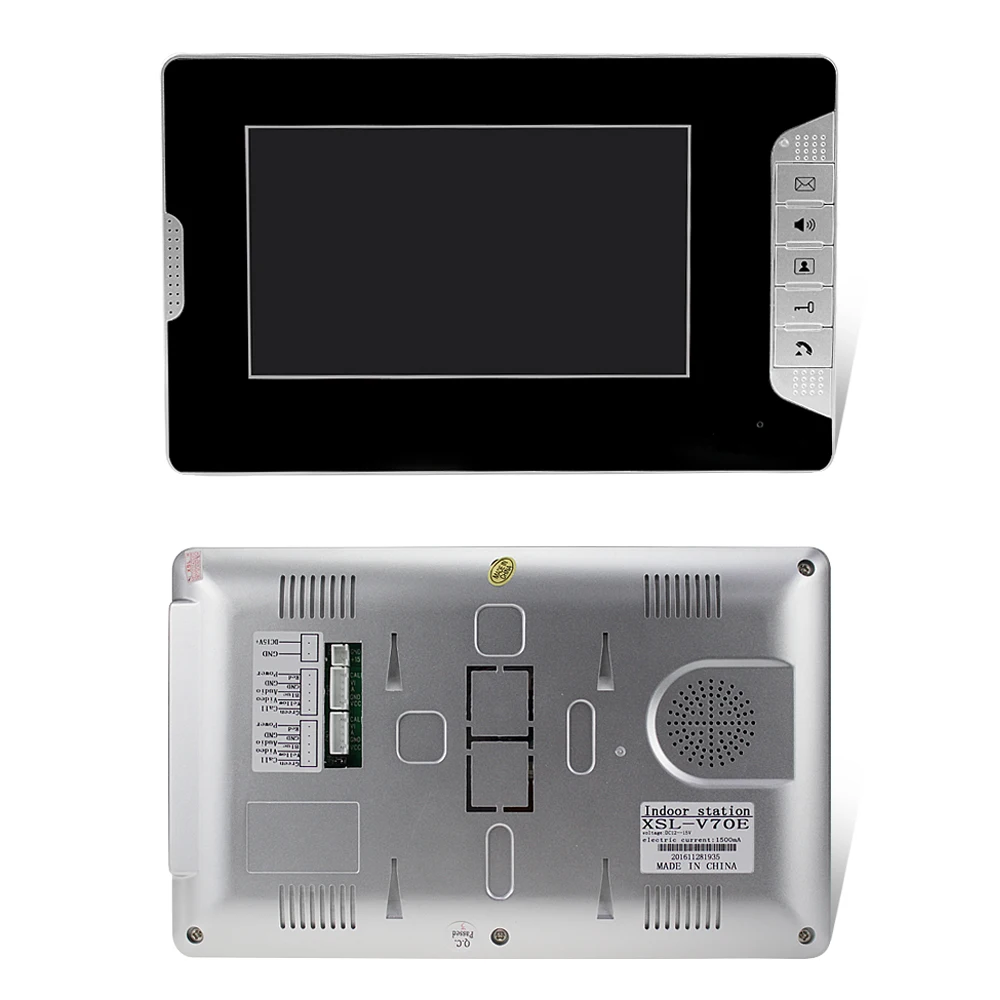 7 ''TFT LCD цветной видеодомофон для внутреннего монитора экран проводной видео