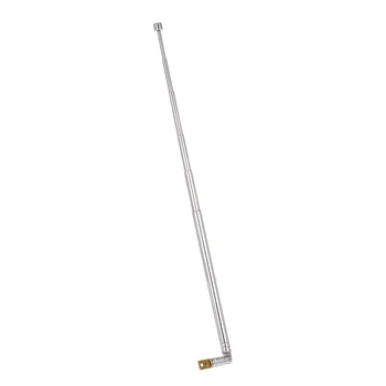 

7-102 Portable Telescopic FM Radio Antenna 7-Section Retractable Radio Antenna 360° Rotatable Replacement Radio Antenna