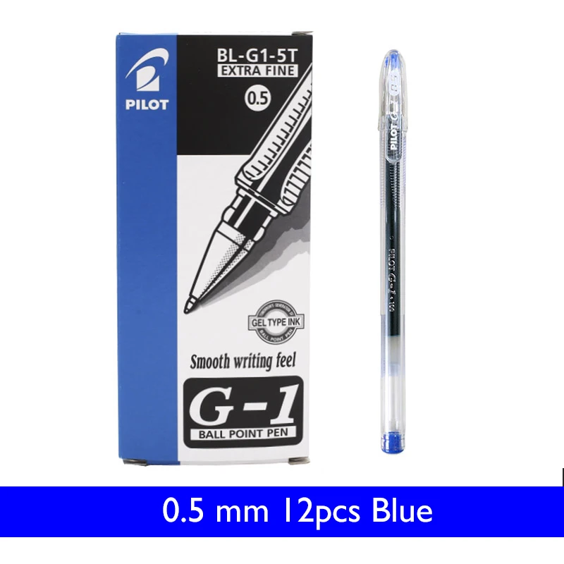 Bolígrafo Pilot Tinta Gel G1 Punta Extra Fina 0.5 mm Azul