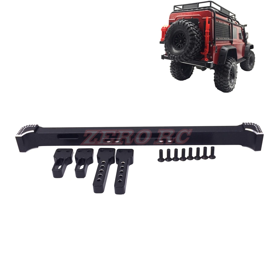 

TRX4 CNC Aluminum Rear Bumper Bull Bar With Shackles Set FOR 1/10 RC Crawler TRAXXAS Trx-4 Trx 4