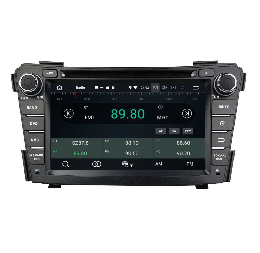 Excellent 7" Android 8.0 Car Stereo Radio DVD GPS Multimedia Navigation for Hyundai I40 2011-2016 4GB RAM Bluetooth WIFI Mirror-link 6