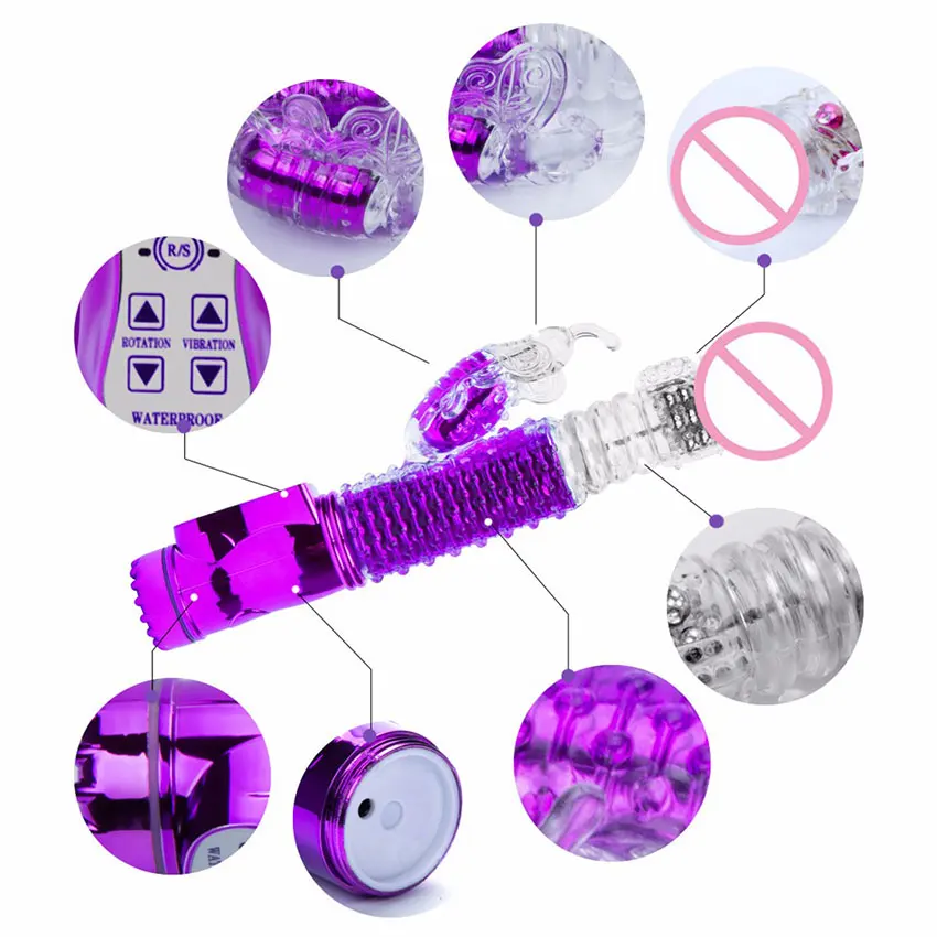 USB перезаряжаемые Вибраторы Кролик Стимулятор клитора G Spot фаллоимитатор