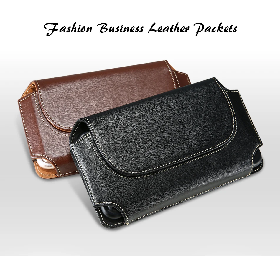 PU Leather Pocket For iPhone 6 6S 7 Mobile Phone Bag Belt Hook YYF (12)