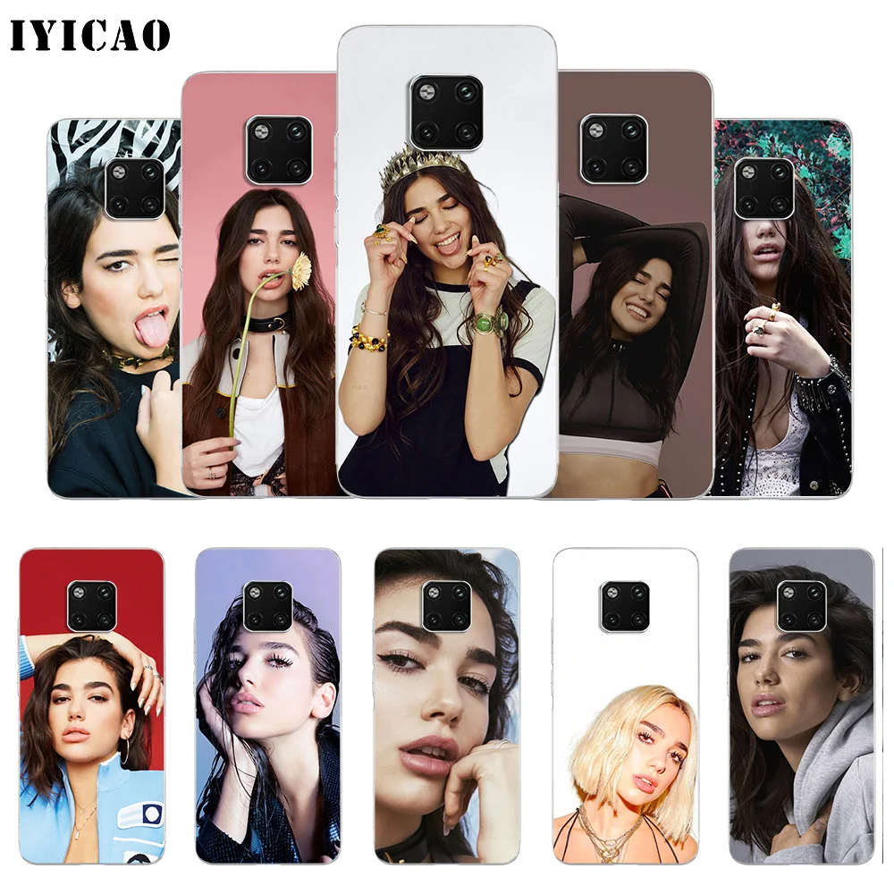 IYICAO Dua Lipa Мягкий силиконовый чехол для телефона Huawei Mate 10 20 Lite Pro Nova 2 2i 3 3i 4 TPU