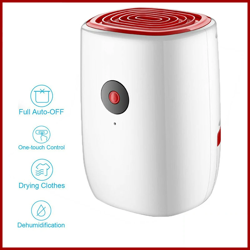 

800ML Portable Mini Intelligent Dehumidifier Basement Moisture Absorber Purification Air Dry Cloth Household Water Tank For Home