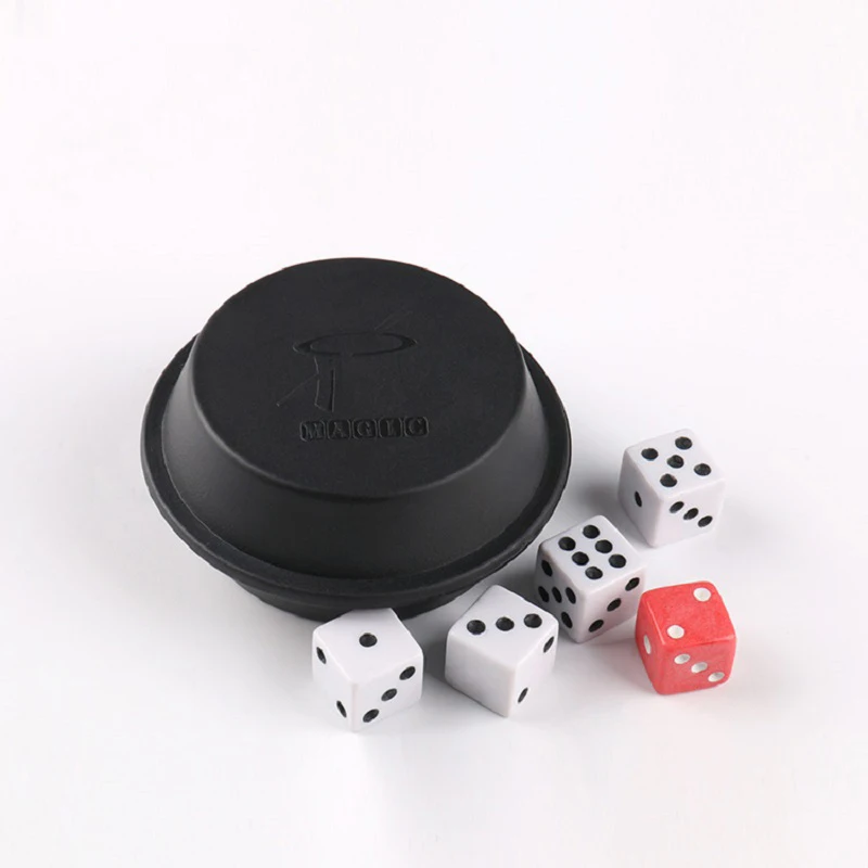 

Free shipping Flying roll dice from hand to box amazing magic tricks