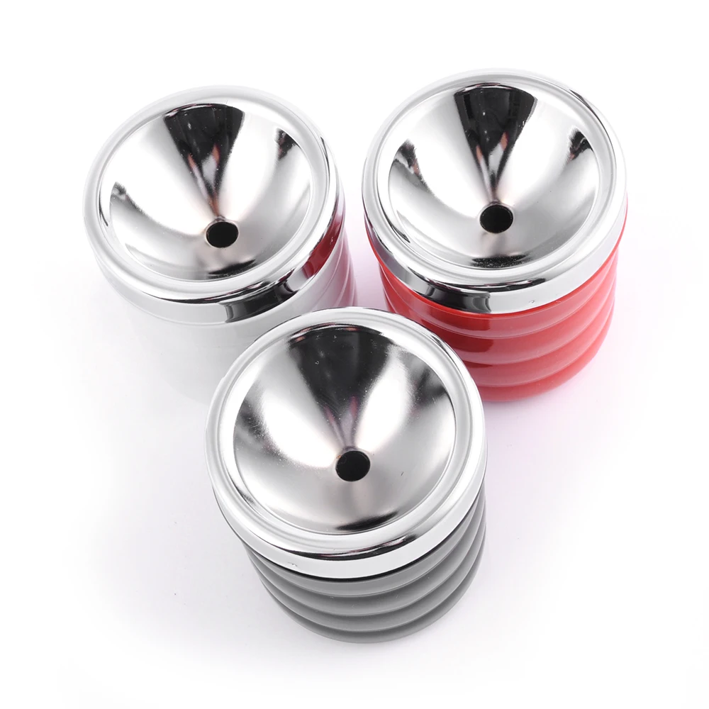 ONUOSS Metal Portable Mini Car Ashtray Cigar Cigarette Ashtray