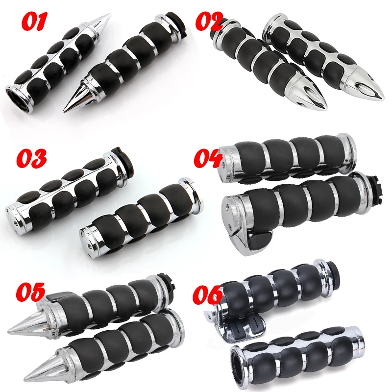 

Pair 25mm 1" Motorcycle Rubber Hand Grip Handle Bar Handlebar For Honda CB600 CB900 CB919 CB1000R CBR600RR CBR1000RR CBR600 F4