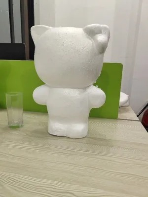 Polystyrene Styrofoam foam Animal Model Shape White  Balls  Crafts For children/kids DIY handmade materials  many styles/sizes high 40cm Kt cat