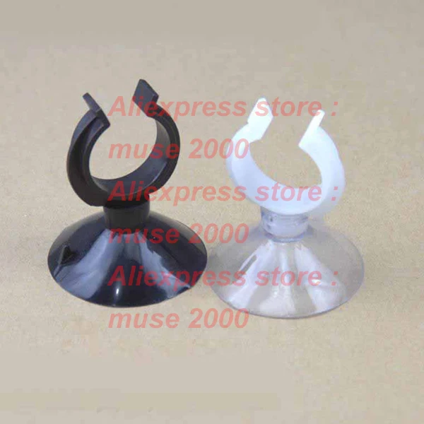 5 10 13 17 20 25 30mm PVC tube holder Plastic sucker with clip clamp