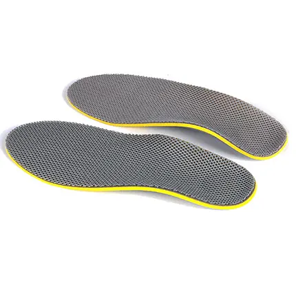 Качественные стельки для стопы, удобные ортопедические вставки для обуви, дышащие спортивные стельки для поддержки стопы, ортопедические стельки для плоскостопия - Цвет: Gray
