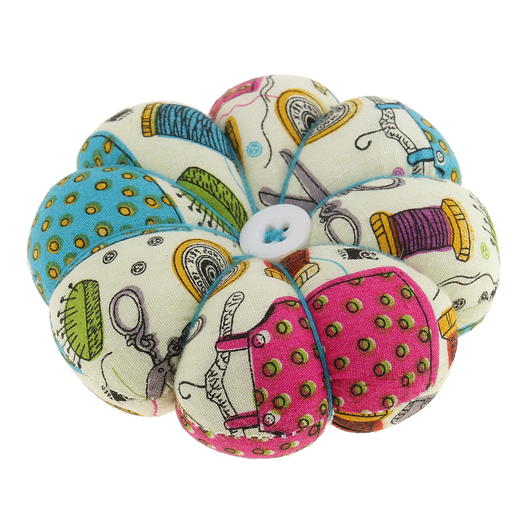 Pumpkin Wrist Wearable Needle Pin Cushion Pincushions for DIY Sewing Craft Apparel |