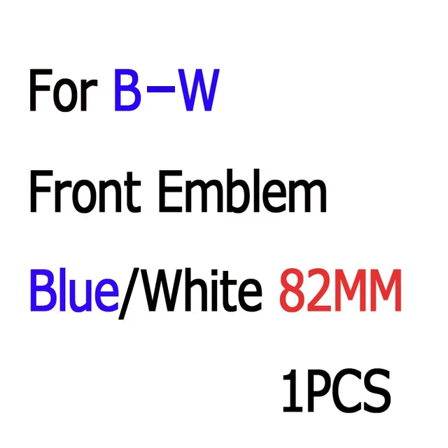 Цвет и размер цена по прейскуранту завода OEM, пожалуйста, нет отзывы, нет ни одной фотографии в отзывы - Название цвета: For BMW Blue 82mm