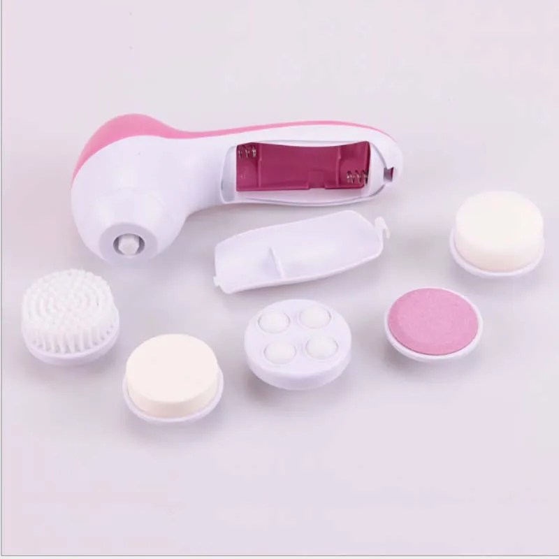 5 in 1 Electric Wash Face Machine Pro Face Massager Facial Pore Cleaner