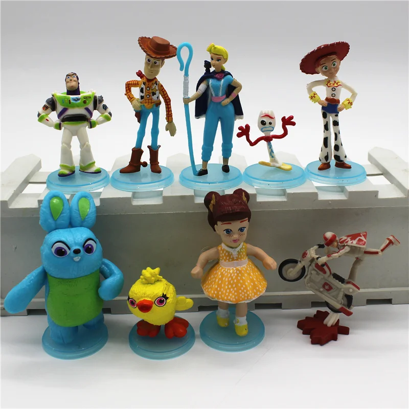 9 шт./компл. фильм Pixar Toy Story 4 shepherdess девушка древесный Базз Лайтер Jessie Rex аниме экшн