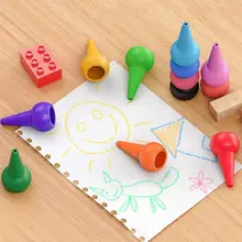 Мелки на пальцах для малышей, 12 цветов, краски на пальцах, ручки на пальцах, мелки на пальцах для малышей, моющиеся мелки на пальцах, не токсичные