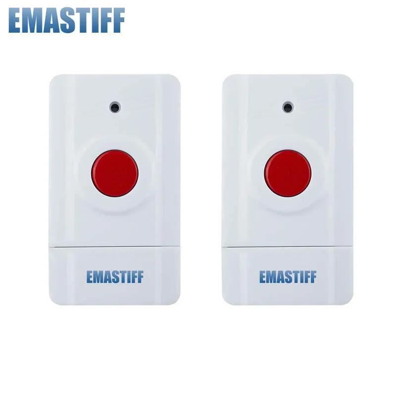 

free shipping! Wireless Emergency Panic Button For Our Alarm System 433MHz 2 PCS Key Alert 433MHz