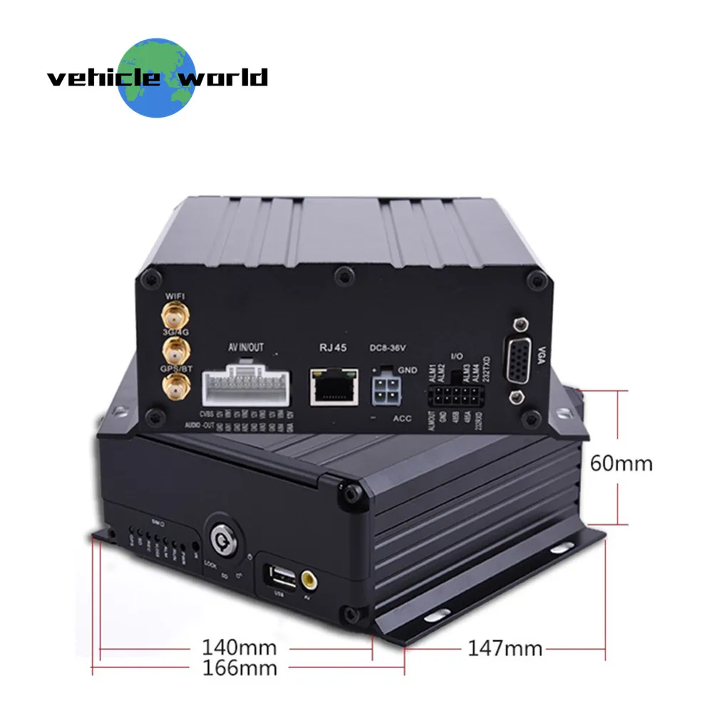 H.264 1.0MP AHD 720 P HDD 4Ch прицеп грузовика такси автомобиля школьный автобус gps WI-FI 3g мобильный видеорегистратор