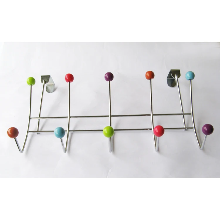 Wsfs Hot 10 Hook Multi Colour Over The Door Clothes Coat Hanger Rack Wsfs Hot 10 Hook Multi Colour Over The Door Clothes Coat Hanger Rack Chrome Hangers In Robe Hooks From Home Improvement On Aliexpress Alibaba Group