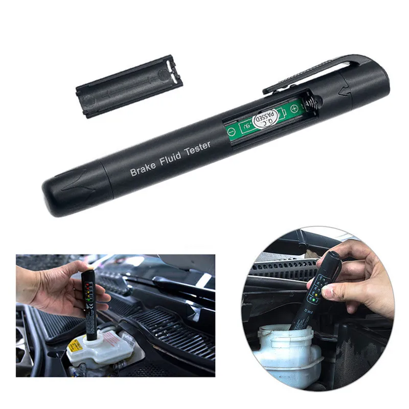 

CARPRIE Brake Fluid Tester 5 LED Car Vehicle Auto Automotive Testing Tool For DOT3/DOT4 Car Testing Tool dropship d24