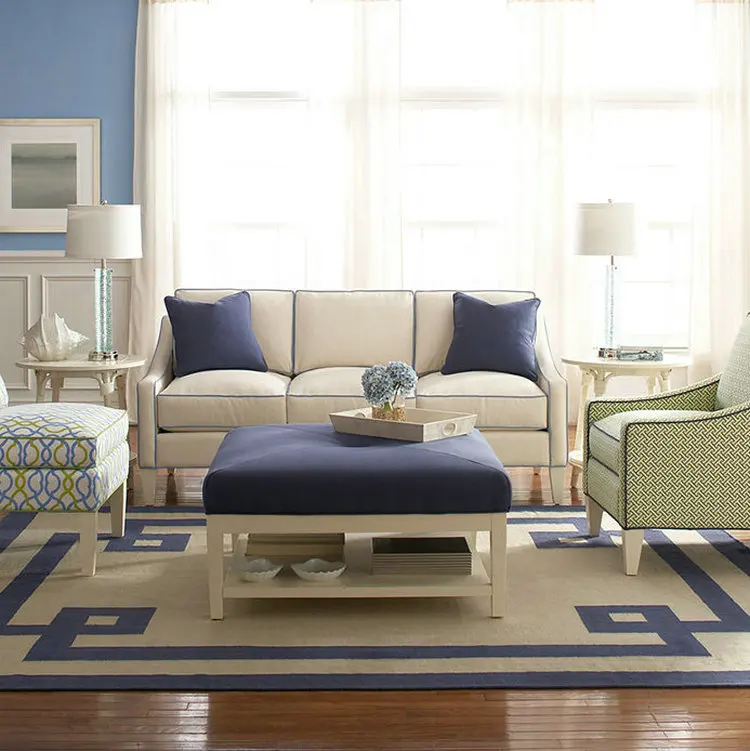 US $100.80 2017 Simple Modern European Carpet Living Room Coffee Table Bedroom Bedside Mattress Model Full Floor Carpet Customization