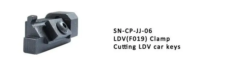 Новинка, полностью 12 зажимов,, SEC E9, CNC, автоматическая машина для резки ключей, для автомобильных ключей и домашних ключей, лучше, Slica I80, производитель ключей - Цвет: 06 only key clamp