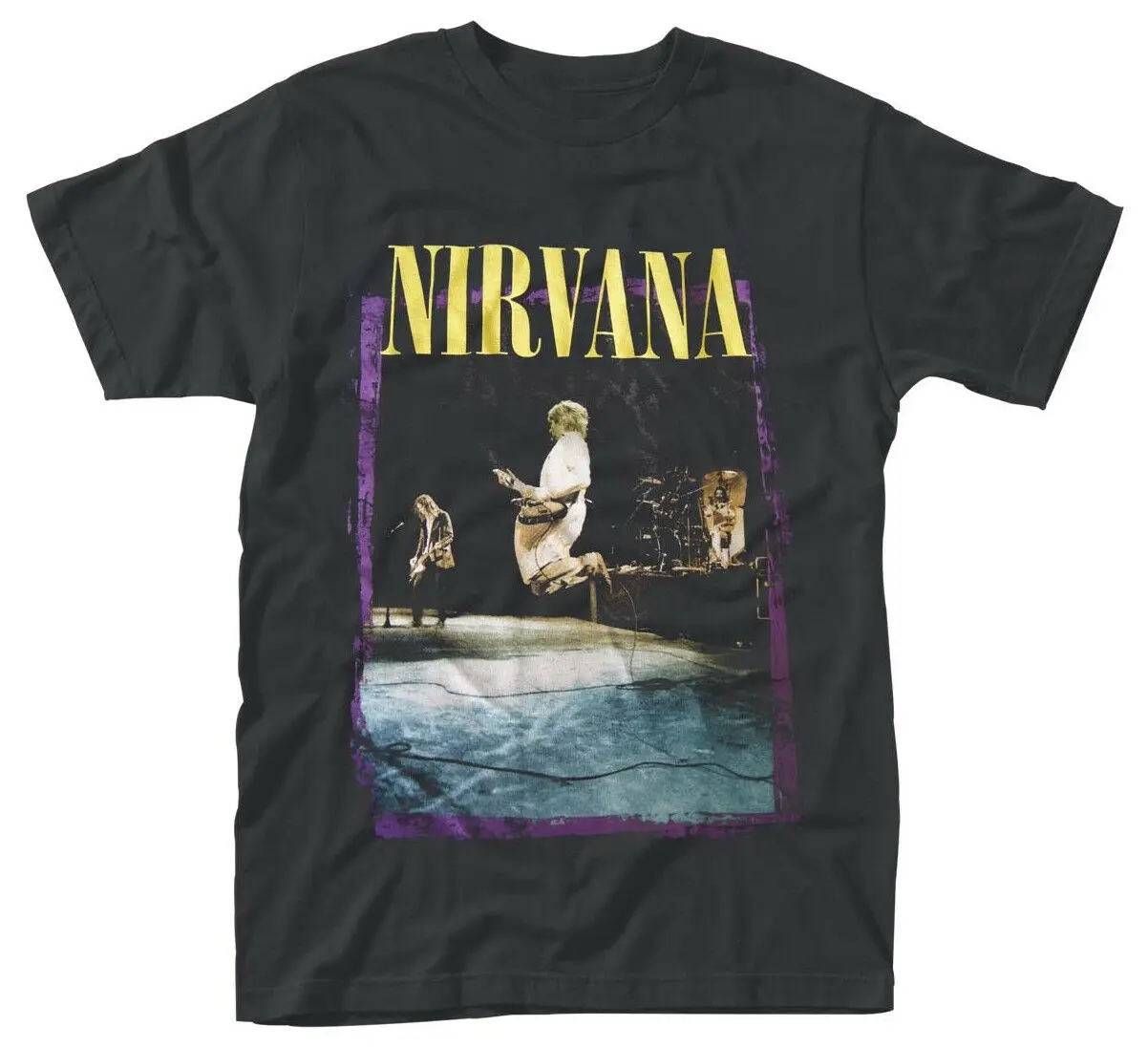 

Nirvana 'Stage Jump (Purple)' T-Shirt - NEW & OFFICIAL!