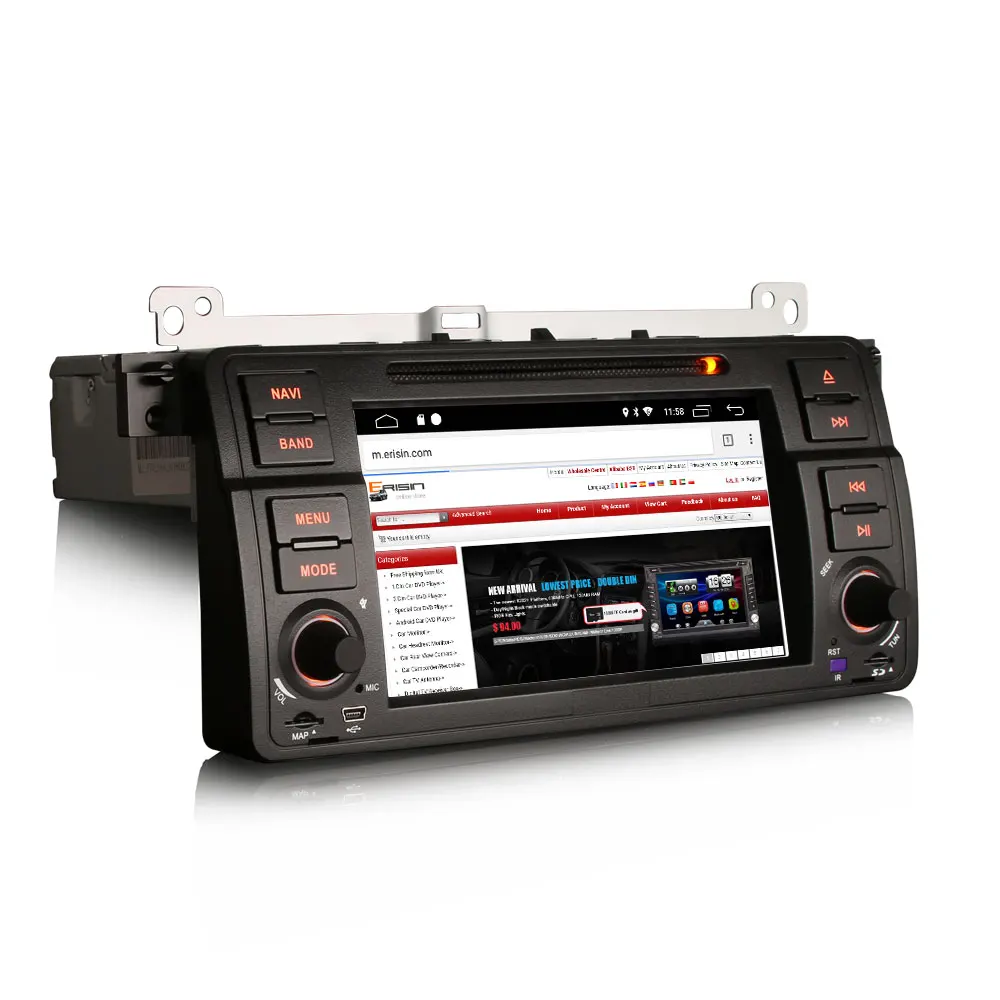 Discount 7" Android 8.1 Oreo OS Car DVD Multimedia GPS Radio for BMW E46/318/320/325 1998-2006 & M3 1998-2006 with Split Screen Support 3