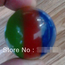 Редкие трехцветный кристалл кварца мяч синтетический мяч размер: 40 мм+ ПОДСТАВКА