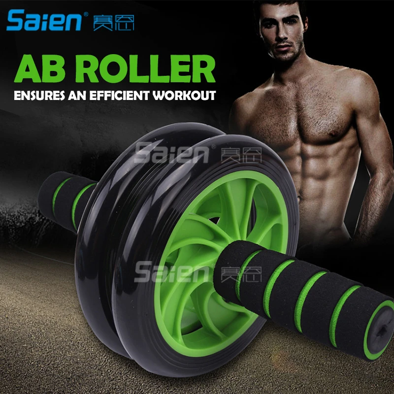 Exercise Wheel Ab Roller Abdominal Fitness Home Workout Gym Core Training Carver