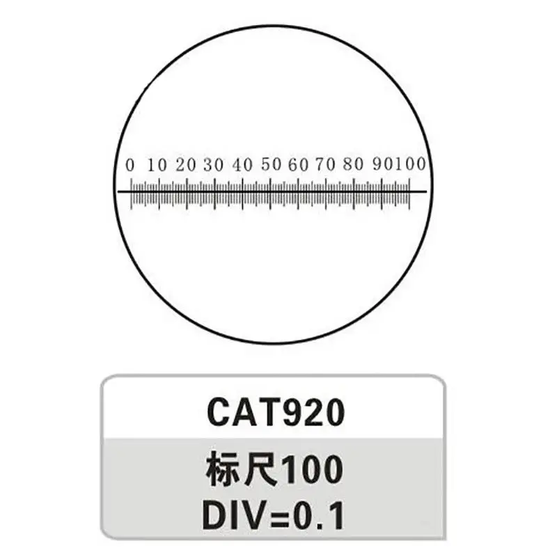 

DIV=0.1 mm Microscope Eyepiece Micrometer for Stereo Biological Microscope Ocular Reticle Ruler Measuring Calibration