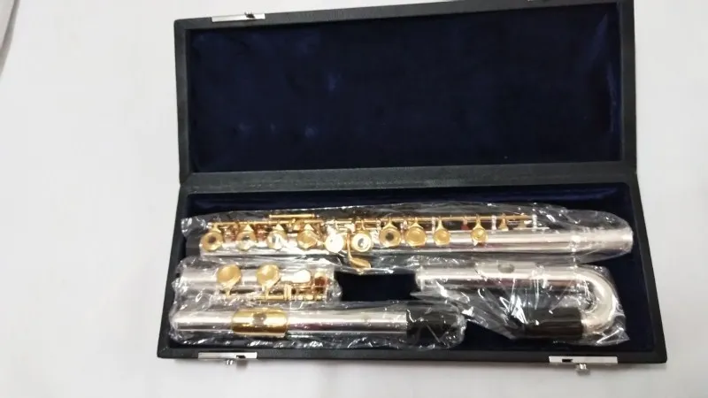 

Japan flute High quality flute YFL-471H Silver flute C tune 16 open Gold plating musical instruments E key Flute Professional