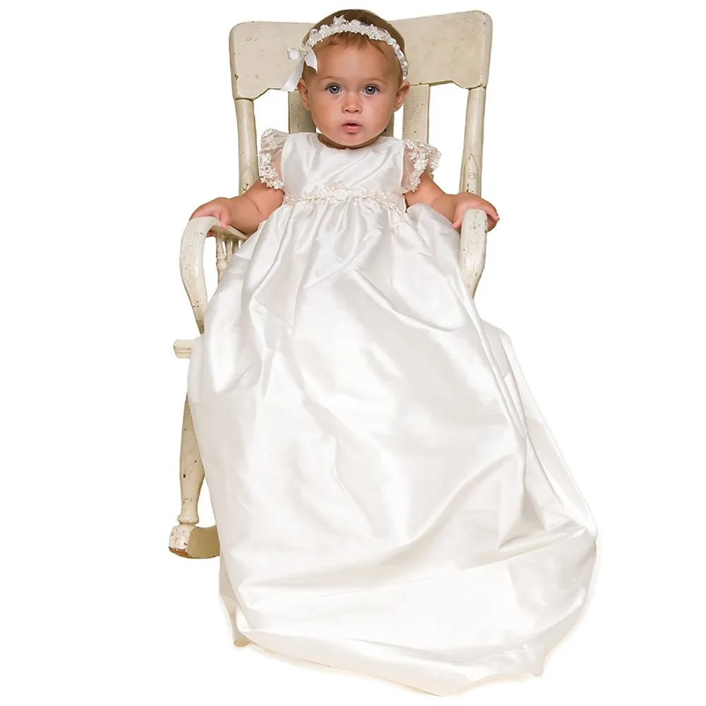 Hot Sale New Birthday Baby Dresses Long Baby Girl Christening Gowns Infant Baby Girl Baptism Dresses with Headband and Hat цена Hot Sale New Birthday Baby Dresses Long Baby Girl Christening Gowns Infant Baby Girl Baptism Dresses with Headband and Hat цены онлайн