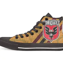 DC UNITED Washington/обувь унисекс с высоким берцем, Повседневная парусиновая обувь на плоской подошве, Прямая поставка