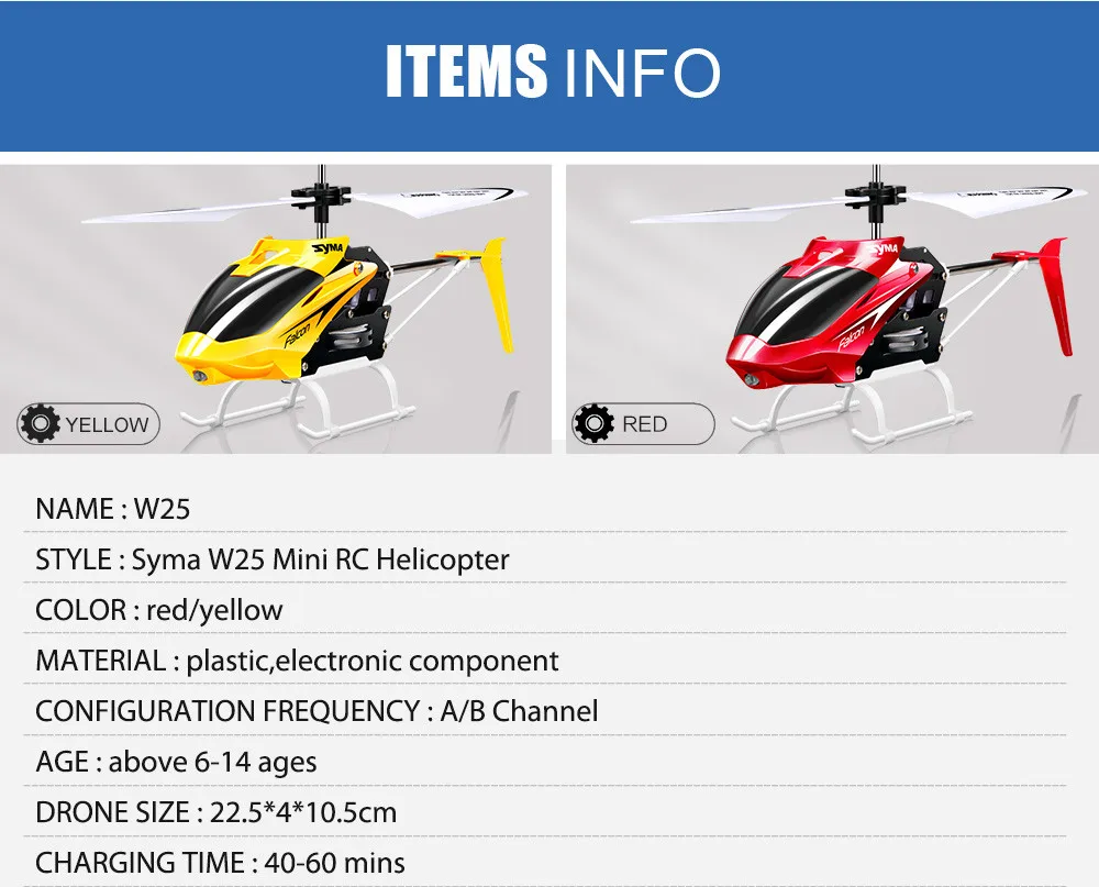 Oroginal SYMA W25 2CH крытый малых RC электрический алюминиевый сплав беспилотный вертолет небьющиеся для мальчиков игрушки приколы