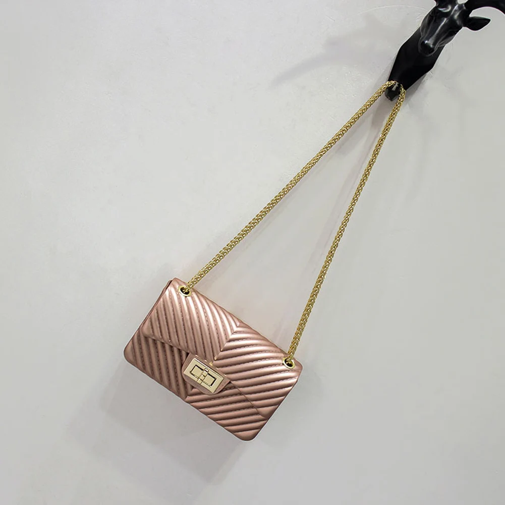 Матовая цепочка бордовая сумка через плечо для женщин сумка на плечо сумка-мессенджер кошелек летние роскошные сумки женские сумки дизайнерская сумка - Цвет: champagne