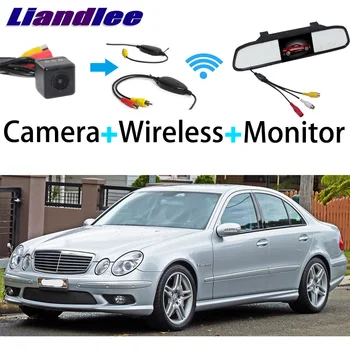 

Liandlee 3in1 Wireless Receiver Mirror Monitor Special Rear View Camera For Mercedes Benz MB W211 E350 E420 E500 E550 E55 E63