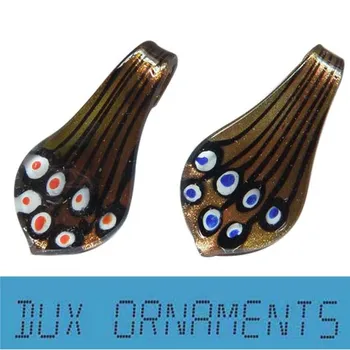 

Wholesale Murano Glass Pendants jewelry Venetian Murano Glass Pendant Necklace Verona Venetian Gold Murano Glass MIX 120pcs/lot