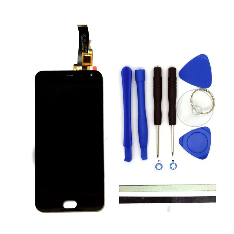 

100% Original Meizu M2 mini LCD Display 5.0inch/meizu m2 note5.5inch + Touch Screen + Tools HD Digitizer Assembly Replacement