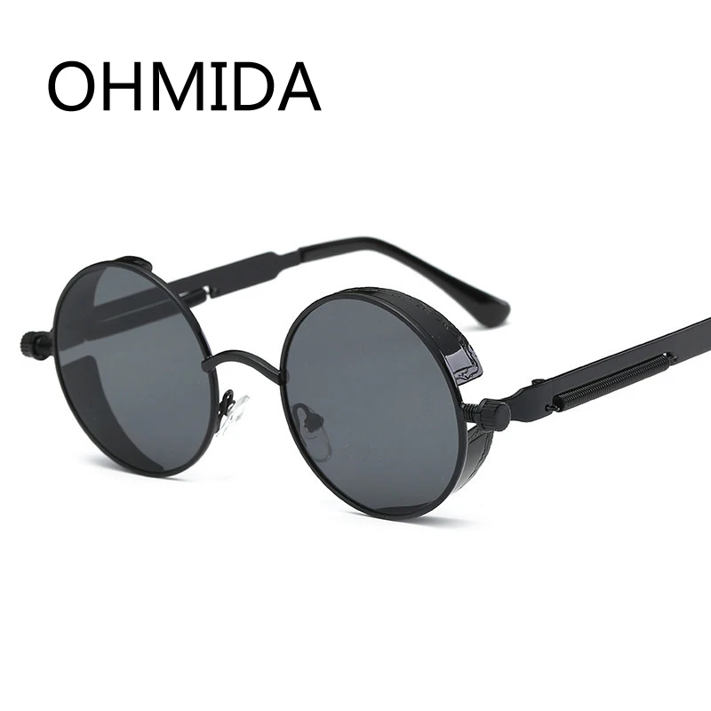 Винтаж OHMIDA готические солнцезащитные очки в стиле стимпанк для мужчин и женщин с