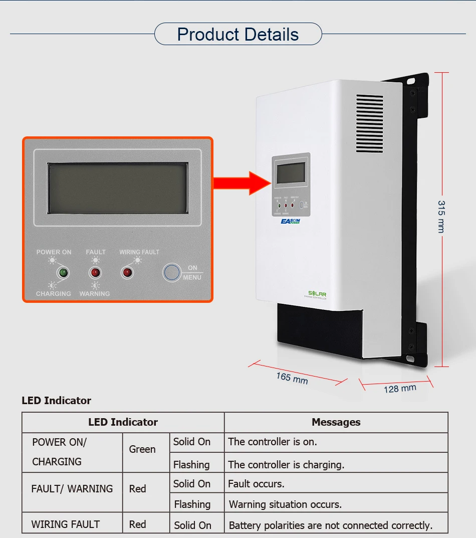 EASUN POWER MPPT Solar Controller 60A 48V Solar Regulator 3200W Solar Charge Controller 24V Solar Charger 12V Battery Charger_07