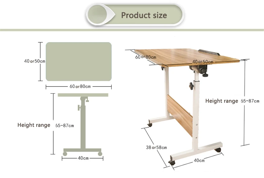 Бытовой простой складной компьютерный стол регулируемый портативный поворотный столик для ноутбука может поднят и понижен стоящий Настольный кронштейн