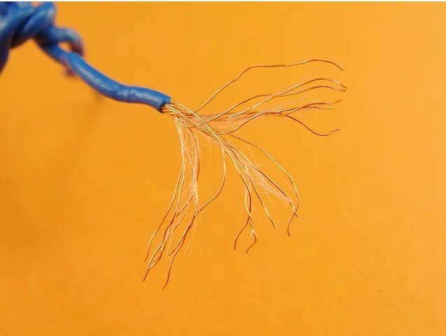 Blue 76 core Special soft OFC tpe 4 shares Fever hifi diy headphone cable upgrade 5meters